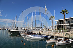 Sailing yachts in Herzliya Marina