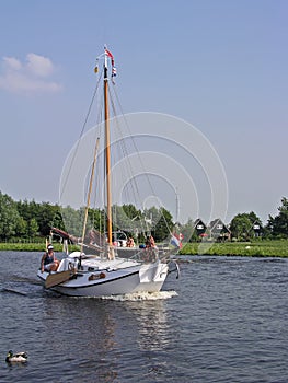 Sailingyacht in Holland