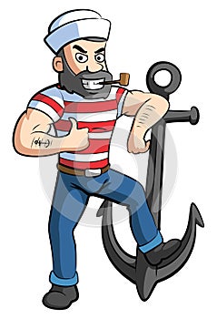 Sailor with Anchor