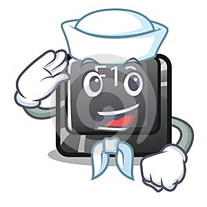 Sailor button f12 on a keyboard mascot photo