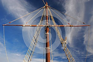 Sailor, Christopher Columbus - Ship detail.