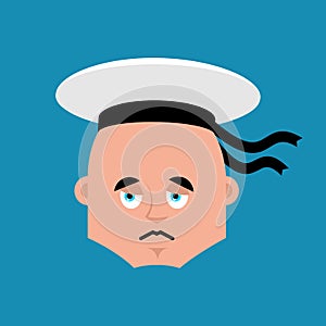 Sailor sad emoji. Russian soldier seafarer sorrowful emotions av