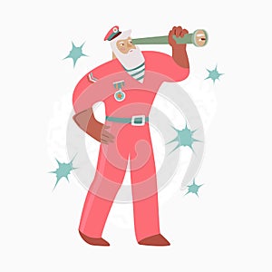 Sailor Santa With Spyglass