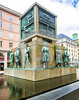 Sailors monument - Bergen Norway.