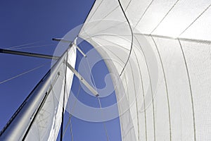 Sails and mast