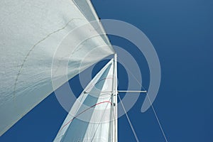 Sails and mast