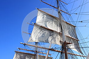 Sails and masts photo