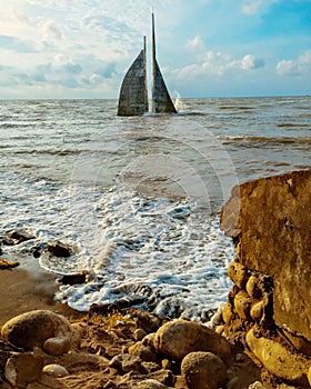 Sails Monument In Makassar photo