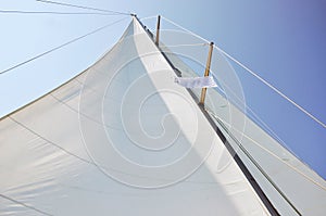 Sails of Sailing Boat