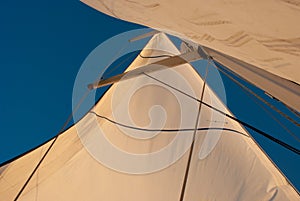 Sails in the wind