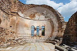 Saint Achilleios church at Prespes Lake Florina northern Greece