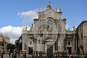 Saint Agata Cathedral in Catania, Sicily