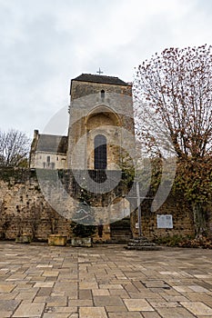 Saint Amand de coli is old medieval town, Perigord Noir in Dordogne, France