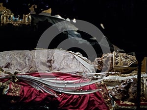 Saint Ambrogio skeleton in Milan photo