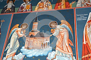 Saint Ana-Rohia Monastery, Maramures, Transylvania. Impresive Orthodox icons