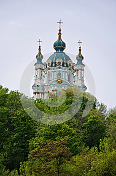 The Saint Andrew`s Church Kiev Ukraine