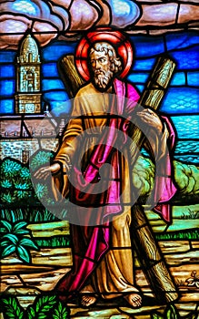 Saint Andrew - Stained Glass