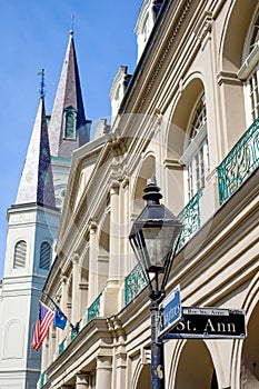 Saint Ann street sign