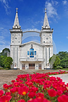 Saint Anna Nong Saeng Catholic Church, religious landmark of Nakhon Phanom built in 1926 by Catholic priests