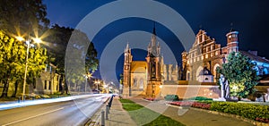 Saint Anne Church in Vilnius, Lithuania