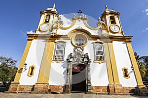 Saint Anthony Main Church in Tiradentes, Minas Gerais, Brazil