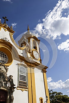 Saint Anthony Main Church in Tiradentes, Minas Gerais, Brazil