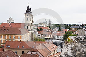 Saint Anthony of Padua church in Eger city in Hungary