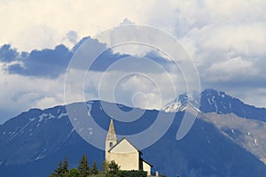 Church of Saint-Apollinaire in french Hautes-Alpes photo