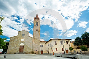 Saint Augustine church. Arezzo, Italy