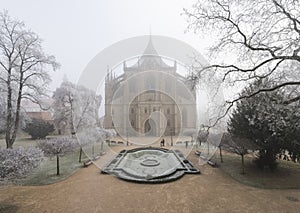 Saint Barbara Church in Kutna Hora, Czech Republic