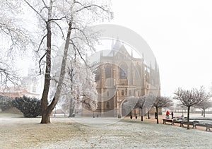 Saint Barbara Church in Kutna Hora, Czech Republic