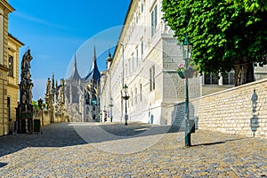 Saint Barbara Church in Kutna Hora, Czech Republic. UNESCO