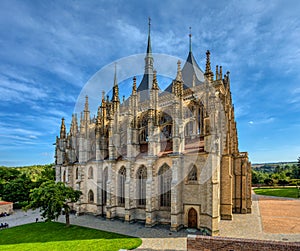 Saint Barbara`s Cathedral, Kutna Hora, Czech Republic