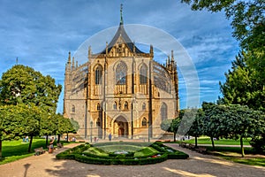 Saint Barbara`s Cathedral, Kutna Hora, Czech Republic