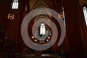 Saint Bartholomew Church interior in Frankfurt am Main