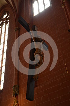 Saint Bartholomew Church interior in Frankfurt am Main