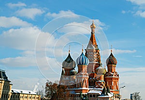 Saint Basil& x27;s Cathedral architecture background