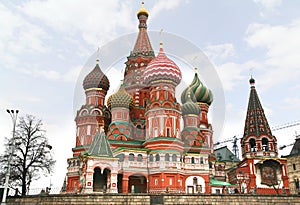 Saint Basil`s Cathedral, is a church in the Red Square in Moscow, Russia.