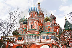 Saint Basil`s Cathedral, is a church in the Red Square in Moscow, Russia.