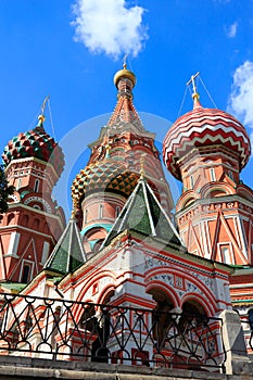 Saint Basil's Cathedral. Low angle view.