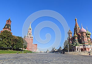 Saint Basil`s Cathedral in Moscow