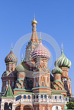 Saint Basil`s Cathedral in Moscow