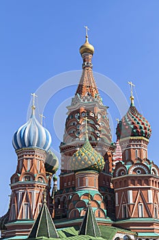 Saint Basil`s Cathedral in Moscow