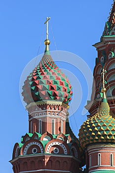 Saint Basil`s Cathedral in Moscow