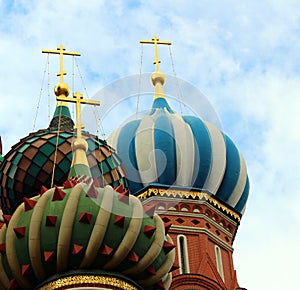 Saint Basil`s Cathedral, is an Orthodox church in Red Square of Moscow, and is one of the most popular cultural symbols