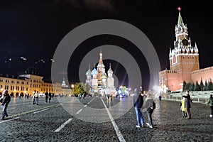 Saint Basils cathedral in Moscow.