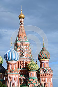 Saint Basils Cathedral on the Red Square in Moscow, Russia.