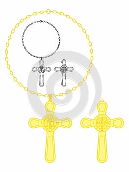 Saint Benedict Medal Cross.