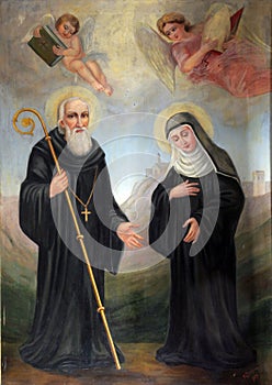 Saint Benedict and Saint Scholastica