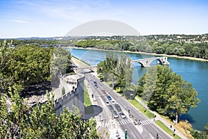 Saint Benezet bridge, Avignon, France